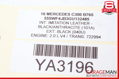 15-19 Mercedes W205 C300 GLC300 Fuse Box Power Distribution Box Module