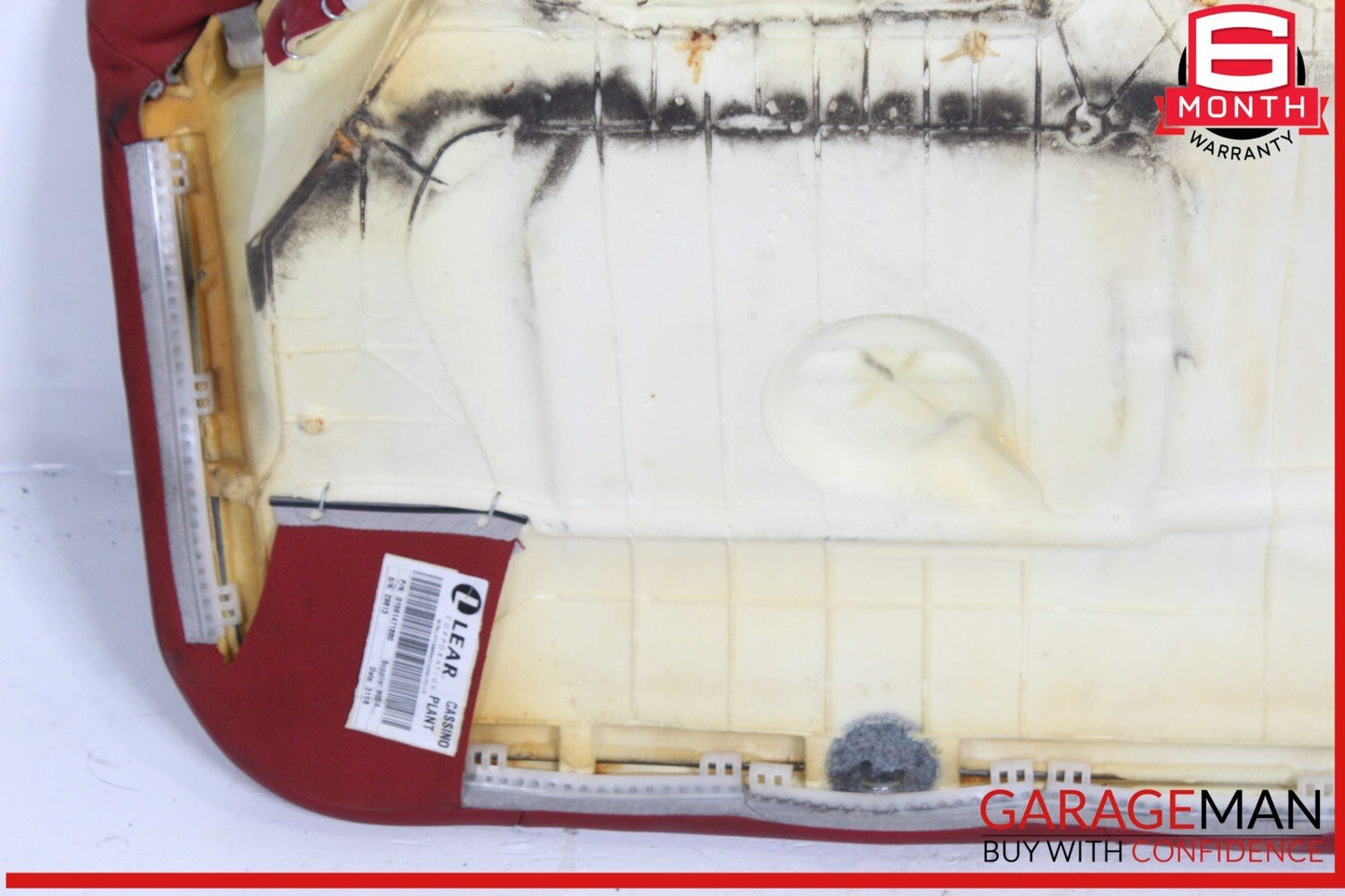 17-22 Alfa Romeo Giulia Rear Lower Bottom Bench Seat Cushion Cover OEM