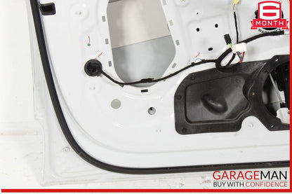 17-19 Audi Q7 Front Left Driver Side Door Shell White OEM