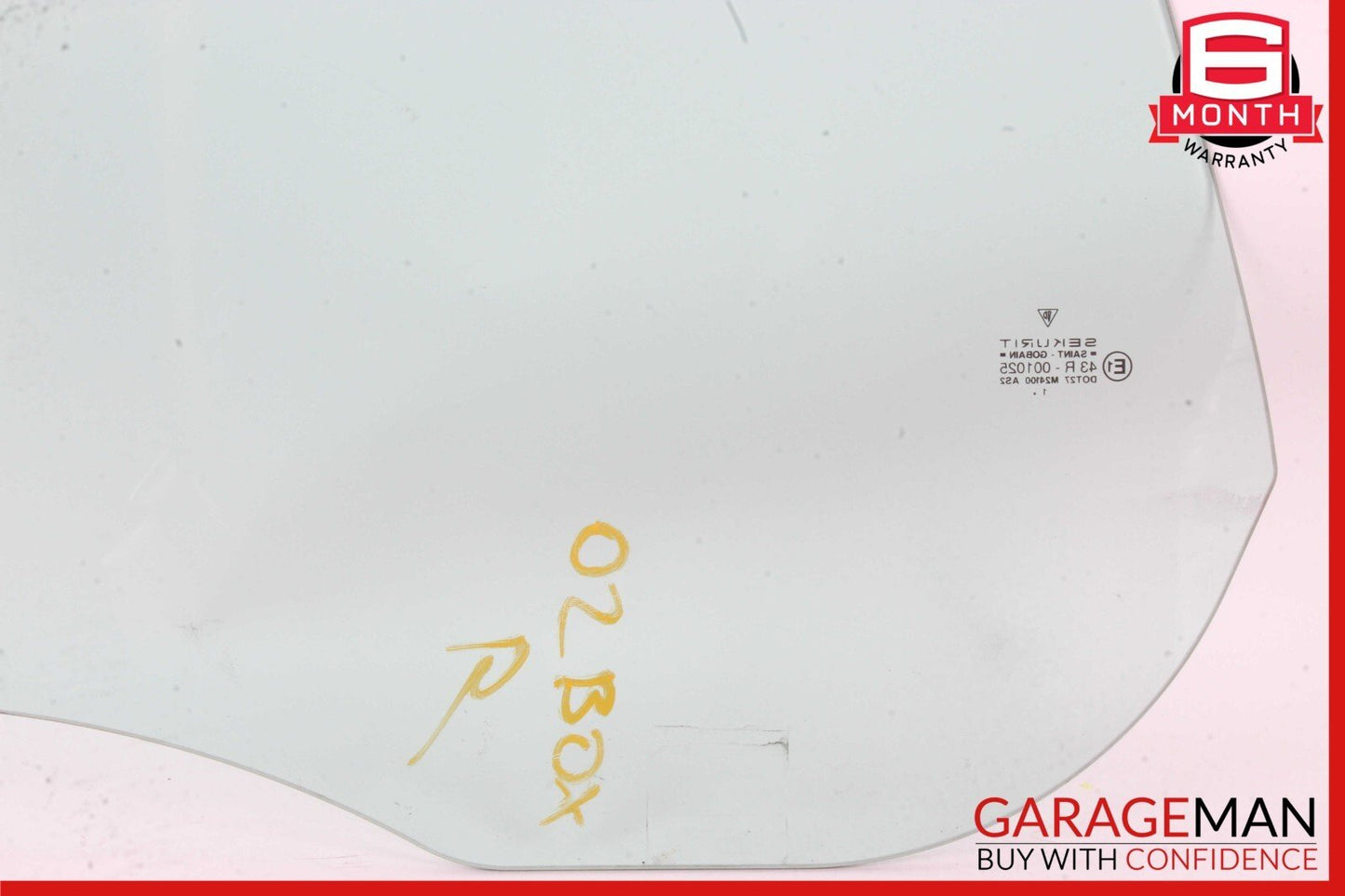97-04 Porsche Boxster 986 Front Right Passenger Side Door Window Auto Glass OEM