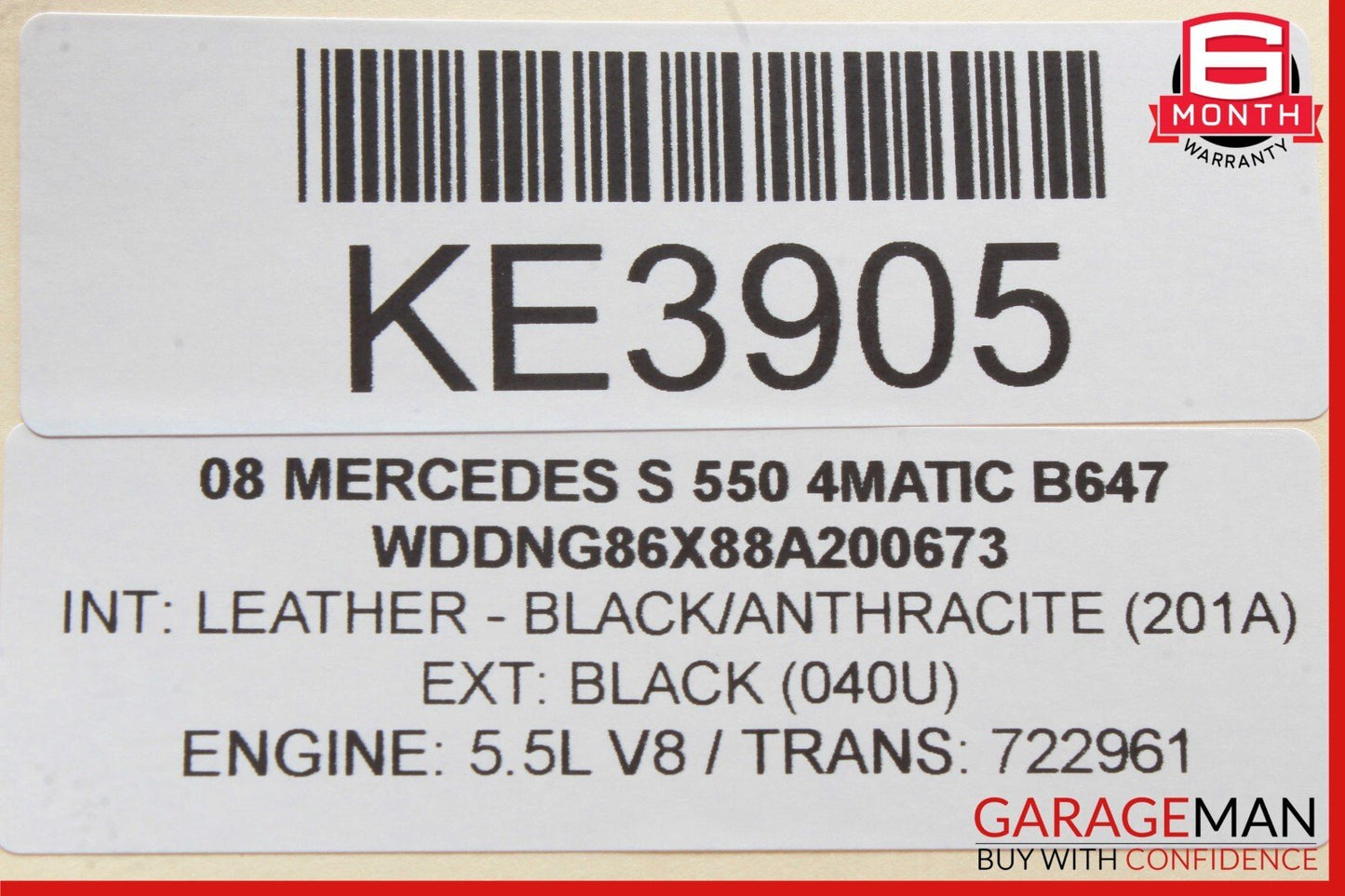 07-14 Mercedes W221 S550 CL550 Front Right Side Seat Control Switch OEM