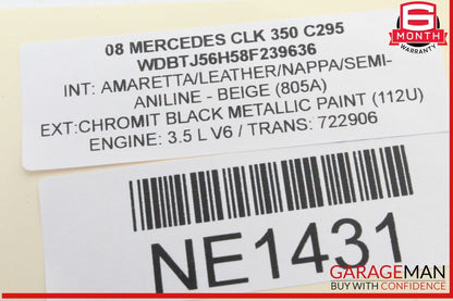 03-09 Mercedes W209 CLK350 CLK500 Front Right Seat Control Switch 2098202610 OEM