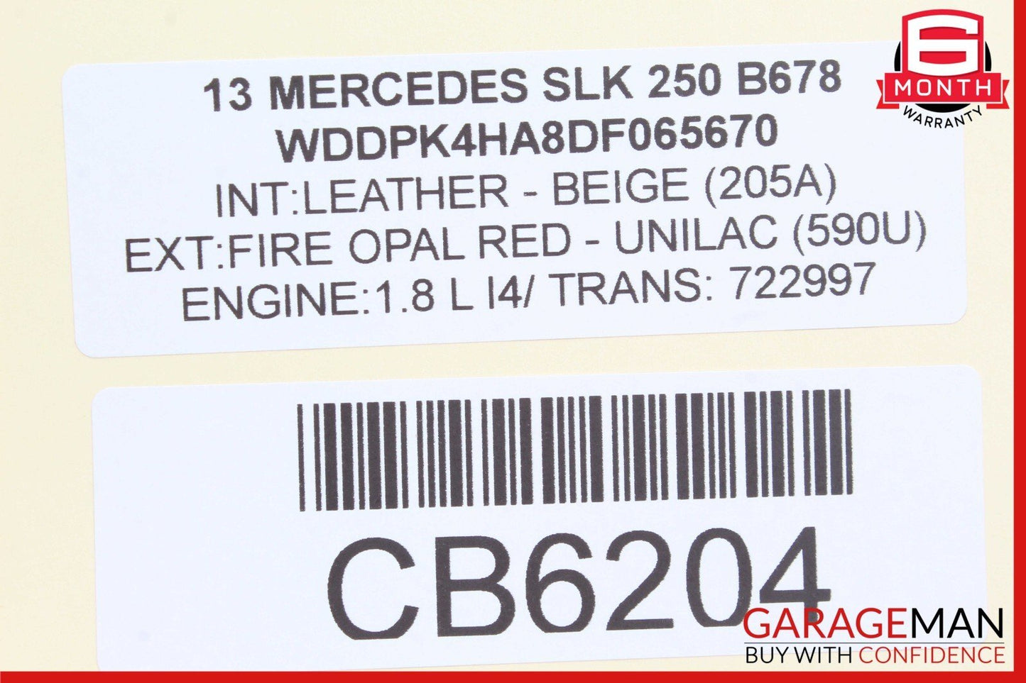 12-16 Mercedes R172 SLK250 SLK300 SLK350 Driving Steering Wheel Black OEM