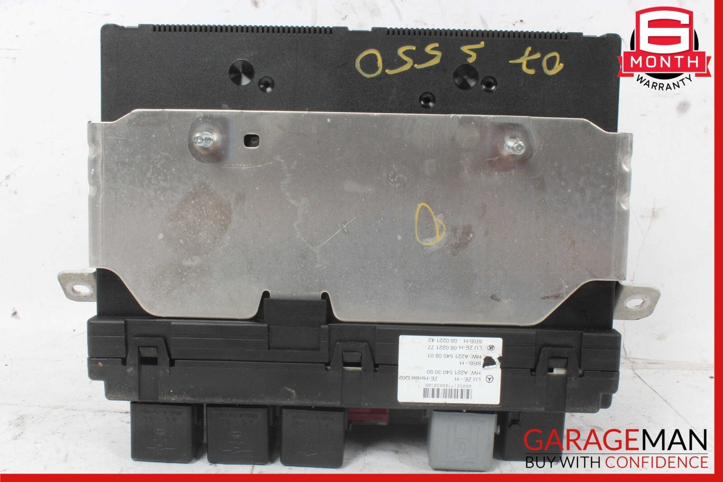 07-09 Mercedes W221 S550 S63 AMG CL550 Rear Trunk Fuse Relay Junction Box OEM