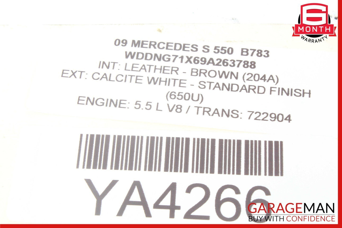 07-10 Mercedes CL550 S550 S600 Speedometer Instrument Odometer Gauge Cluster