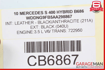 10-14 Mercede W221 S400 S550 CL550 Steering Wheel w/ Paddle Shifters Black OEM