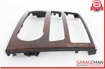 06-12 Mercedes X164 GL450 4MATIC Center Console Control Trim Panel Wood Bezel