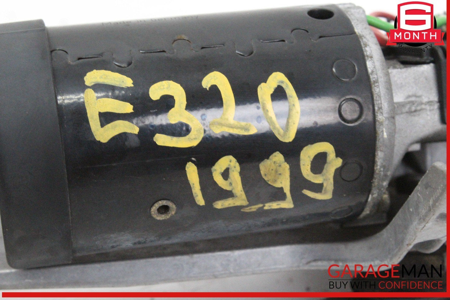96-02 Mercedes W210 E320 E430 Front Windshield Wiper Linkage w/ Motor Bosch OEM