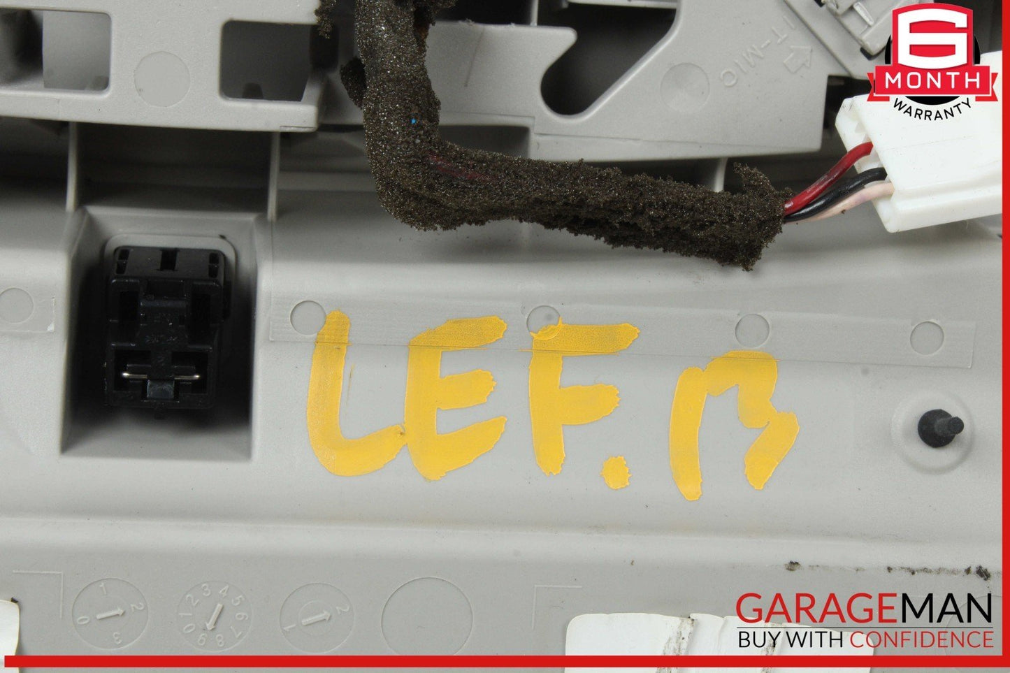 13-17 Nissan Leaf Front Upper Overhead Interior Dome Light Lamp Gray OEM