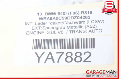 09-19 BMW 640i 650i 535i Instrument Cluster Speedometer 9311650-01 OEM