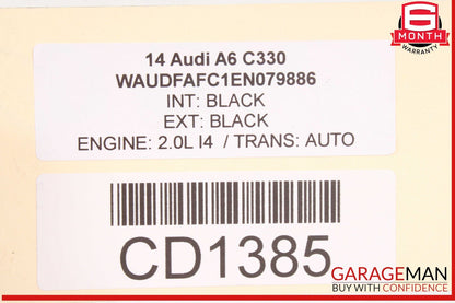 12-18 Audi A6 A7 AWD Rear Suspension Support Subframe Cradle Crossmember OEM