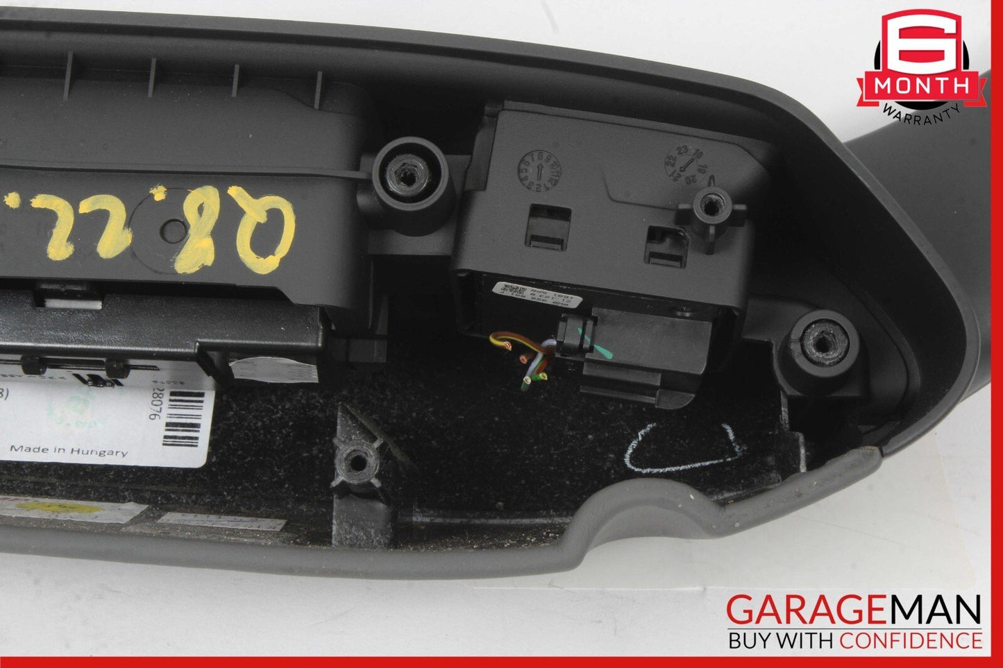 19-22 AUDI Q8 REAR RIGHT SIDE ARMREST LEATHER BLACK 4M8867364