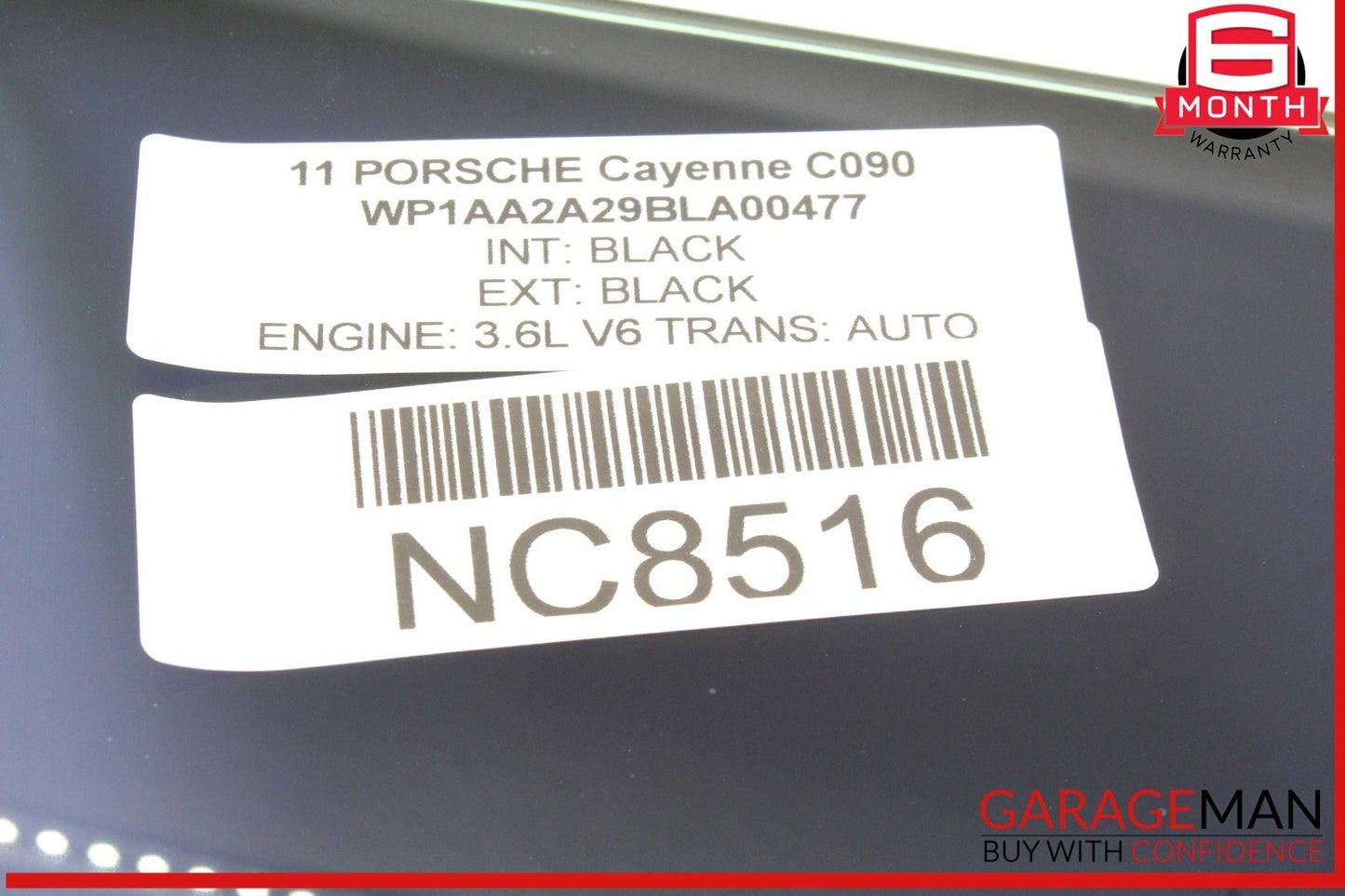 11-18 Porsche Cayenne 958 Front Right Passenger Side Door Window Auto Glass OEM