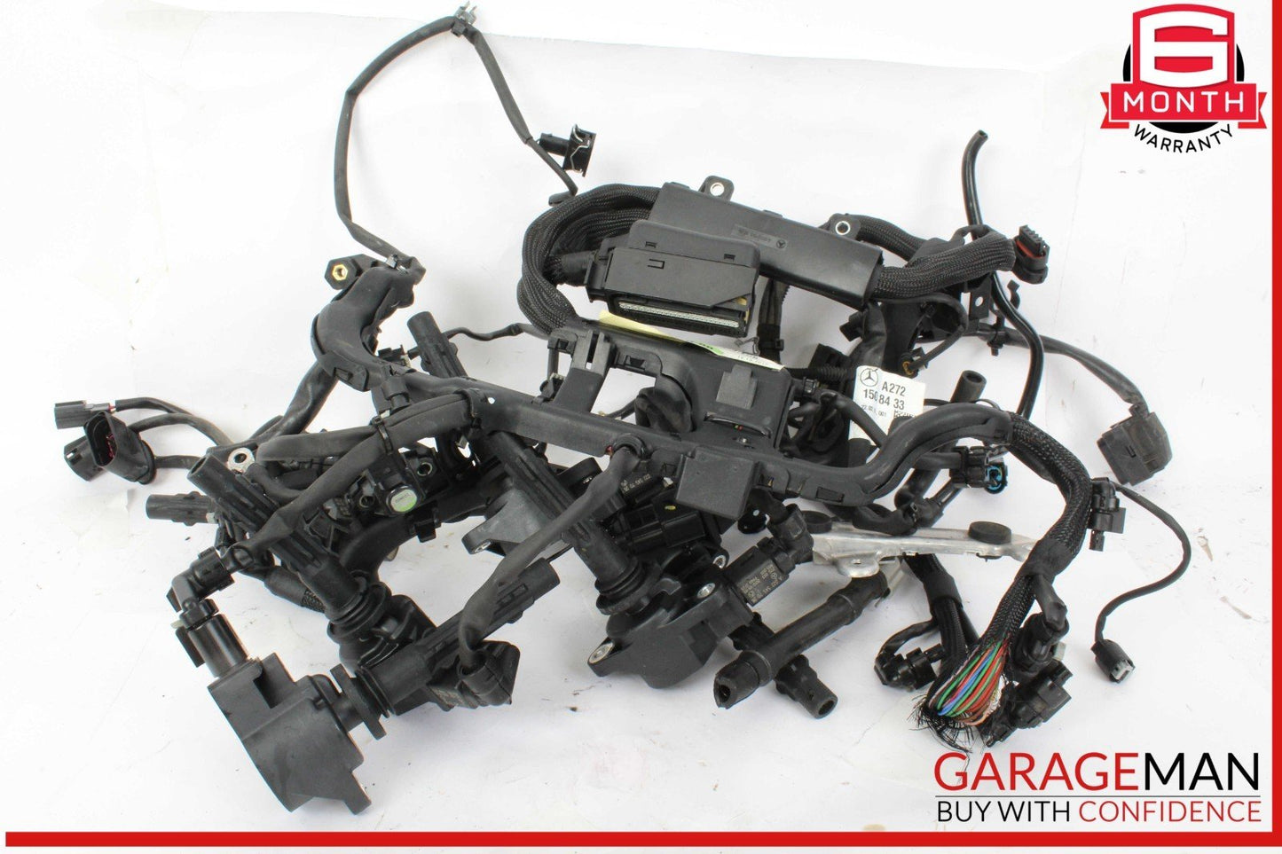 10-13 Mercedes W221 S400 Hybrid Engine Motor Wiring Harness 2720105898 OEM