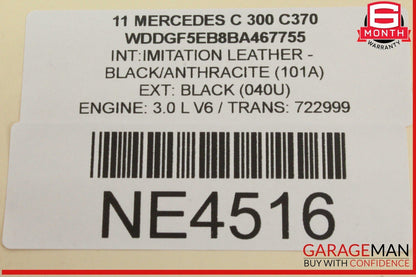 08-11 Mercedes W204 C300 C350 Speedometer Odometer Instrument Cluster Gauge OEM