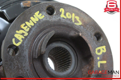 11-14 Porsche Cayenne 958 AWD Rear Left Side Spindle Knuckle Wheel Hub OEM