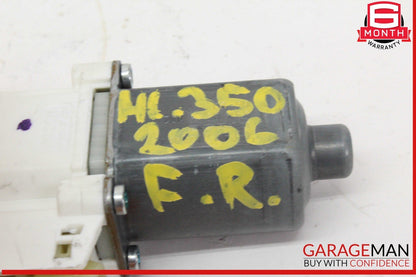 06-13 Mercedes W164 ML350 Front Right Passenger Side Window Regulator Motor OEM
