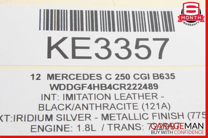 08-14 Mercedes W204 C300 C250 C350 Front Radiator Upper Support Bracket Bar