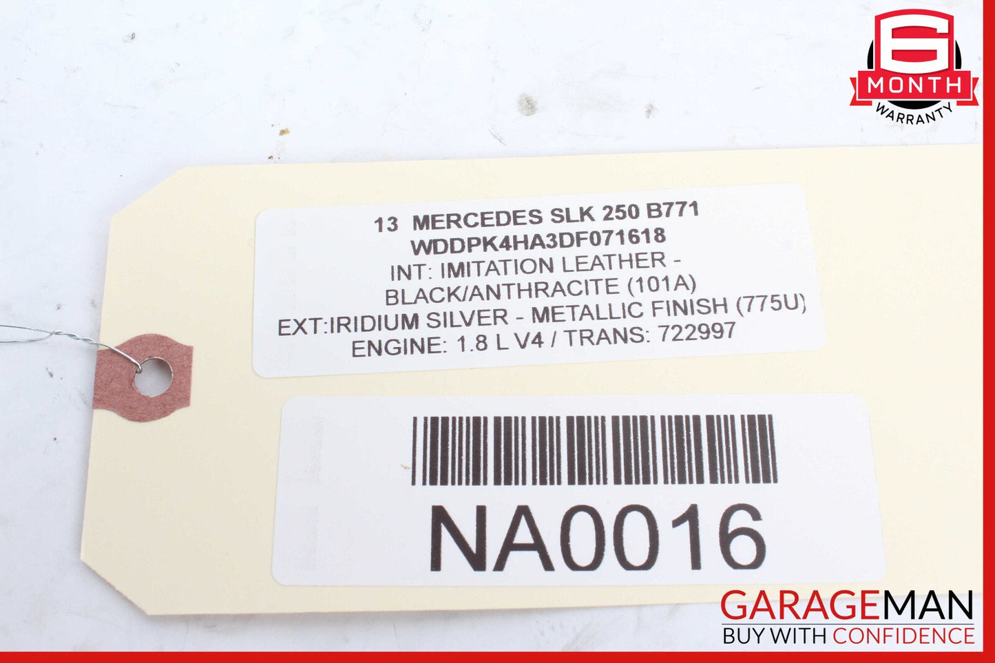 12-16 Mercedes R172 SLK250 SLK350 SLK55 AMG Rear Fuse Relay Box Module Assy OEM