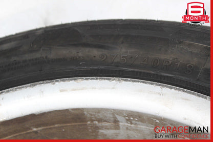 03-12 Mercedes R230 SL500 Rear Wheel Tire Rim 9.5Jx18H2 ET40 R18 2304011802 OEM