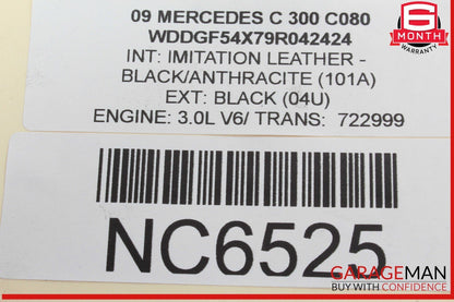 05-12 Mercedes W204 C300 E350 SLK300 Fuel Injector Rail w/ Fuel Injectors OEM