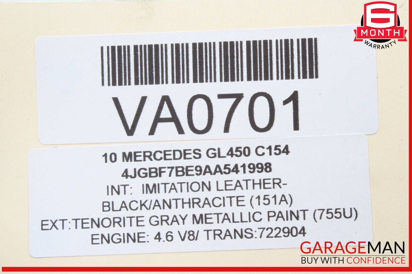 06-13 Mercedes X164 GL450 Rear Right or Left Side Suspension Upper Control Arm