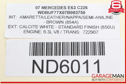 03-11 Mercedes W211 E63 AMG CLS350 Trunk Fuse Relay Box Control Module OEM