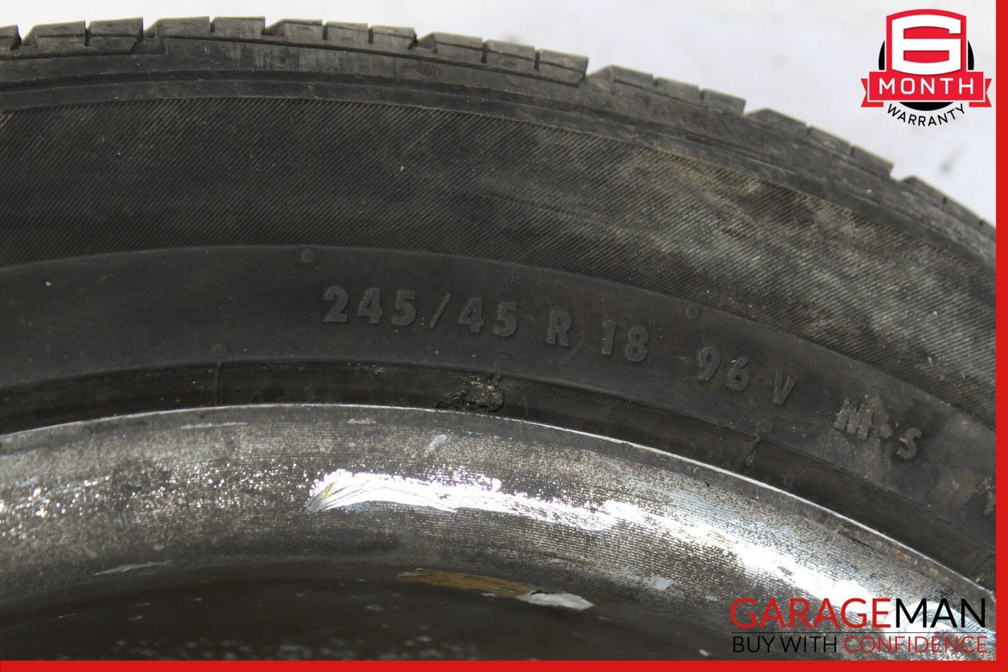 00-06 Mercedes W220 S430 CL500 9 X R18 18" Rear Wheel Tire Rim 2204013702 OEM