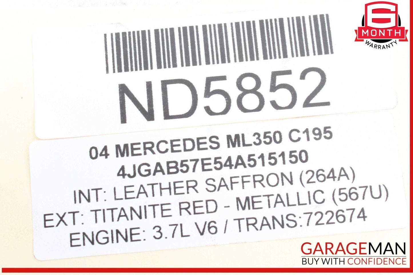 98-05 Mercedes W163 ML350 Rear Right Side Spindle Knuckle Hub w/ Rotor Disc OEM