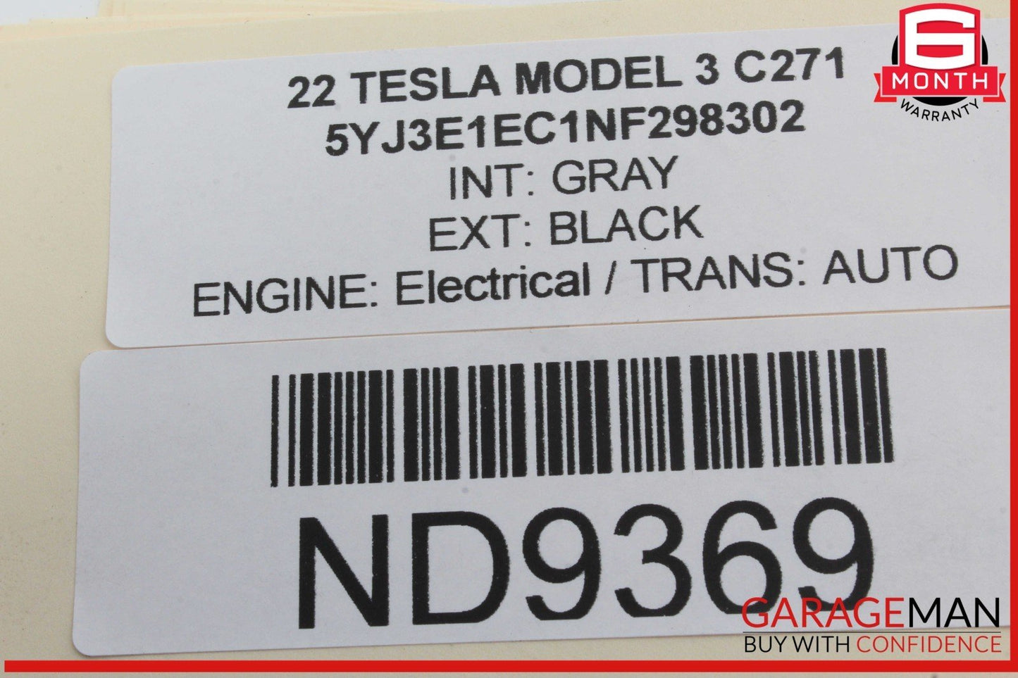 20-25 Tesla Model 3 Front Left Driver Side Exterior Door Handle OEM