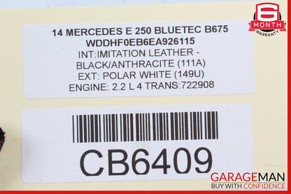 10-16 Mercedes W212 E250 E350 RWD Sedan Front Right Spindle Knuckle Hub Bearing