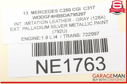 08-14 Mercedes W204 C250 CGI Panoramic Sunroof Sun Roof Motor 2048201442 OEM