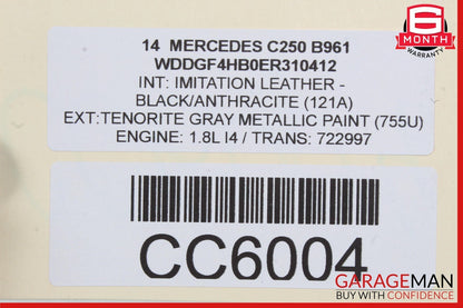 08-17 Mercedes W204 C250 C350 E350 Sunroof Sun Roof Frame Assembly OEM