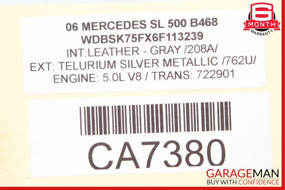 03-12 Mercedes R230 SL500 SL550 Front Right Passenger Side Upper Control Arm OEM