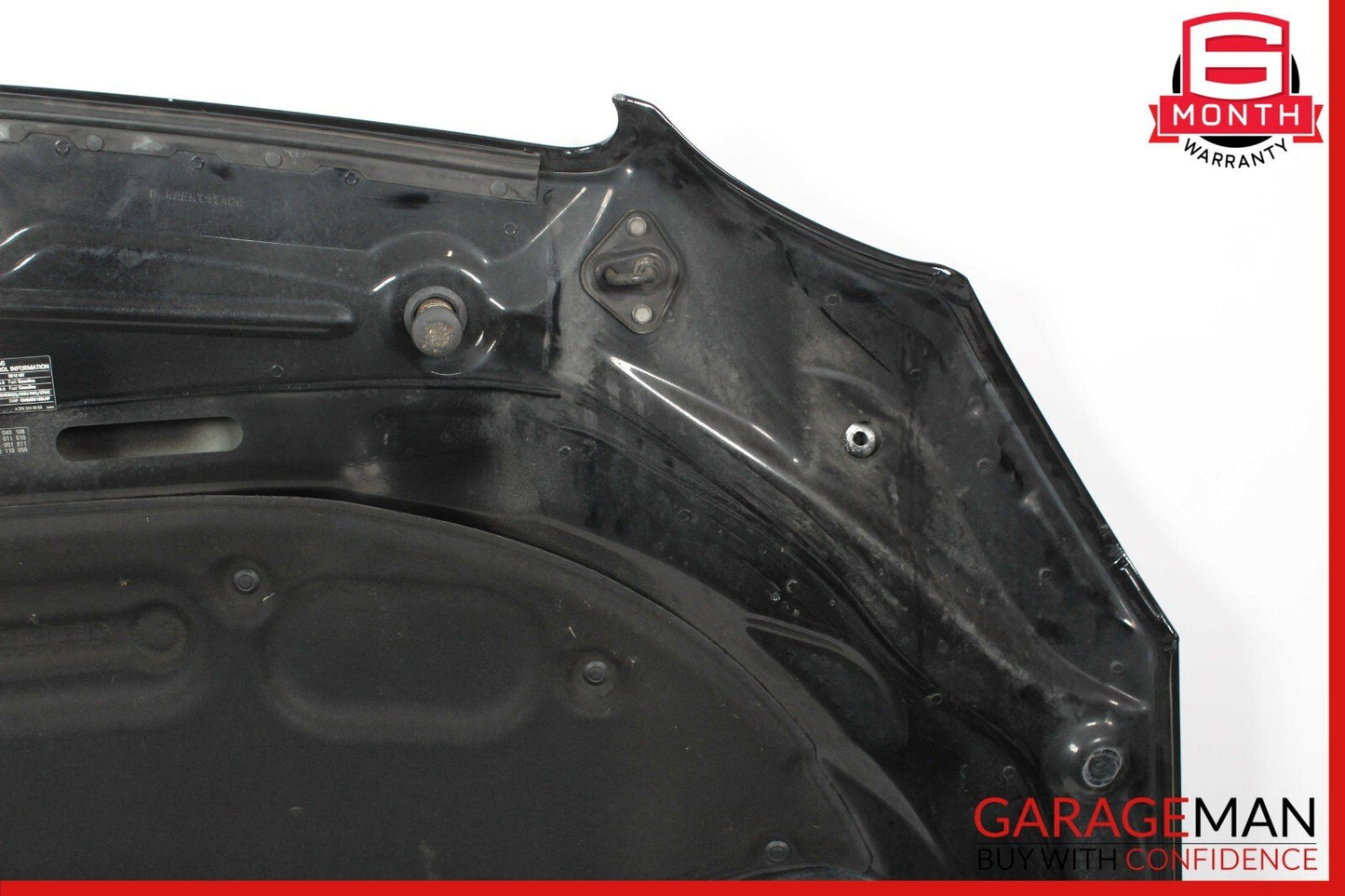 10-16 Mercedes W212 E350 E400 E550 Hood Bonnet Panel Cover Black OEM