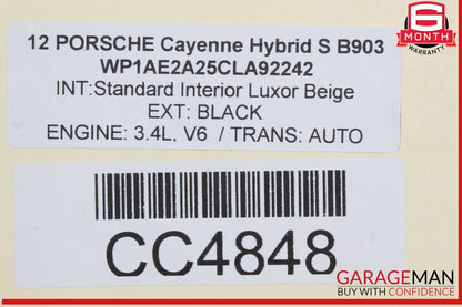 11-18 Porsche Cayenne 958 / Touareg Hybrid Power Steering Rack & Pinion OEM