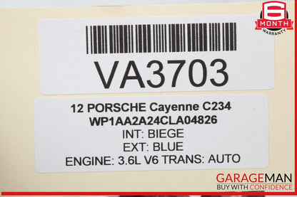 11-14 Porsche Cayenne 958 Rear Right Passenger Side Spindle Knuckle Wheel Hub