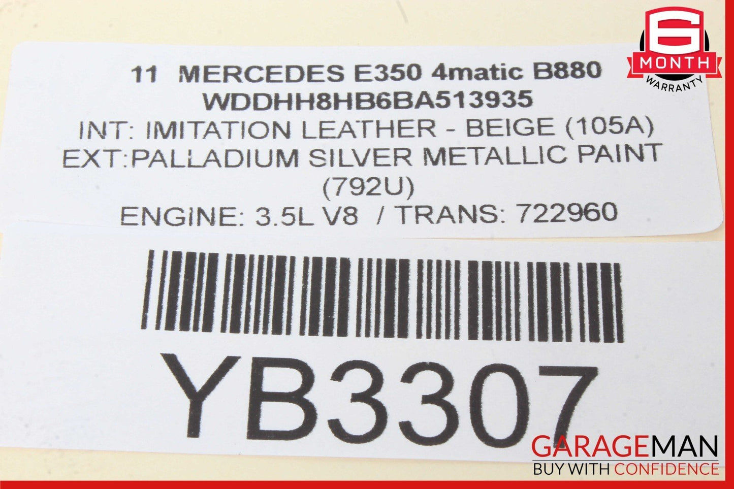 08-18 Mercedes W212 E350 CLS500 Front Right Side Door Lock Latch Actuator OEM