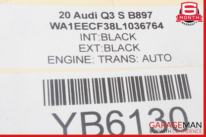 19-23 Audi Q3 A3 Rear Right Passenger Side Spindle Knuckle Hub Wheel OEM