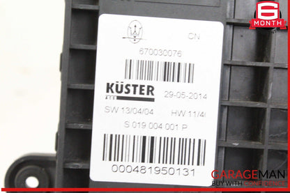 14-17 Maserati Ghibli Emergency Parking Brake Actuator 670030076 OEM
