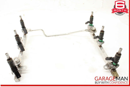 05-12 Mercedes W211 E350 SLK300 Fuel Injector Rail w/ Fuel Injectors OEM