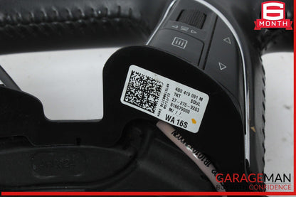 12-18 Audi S6 A7 Front Left Driver Side Steering Wheel Black 4G0419091M OEM