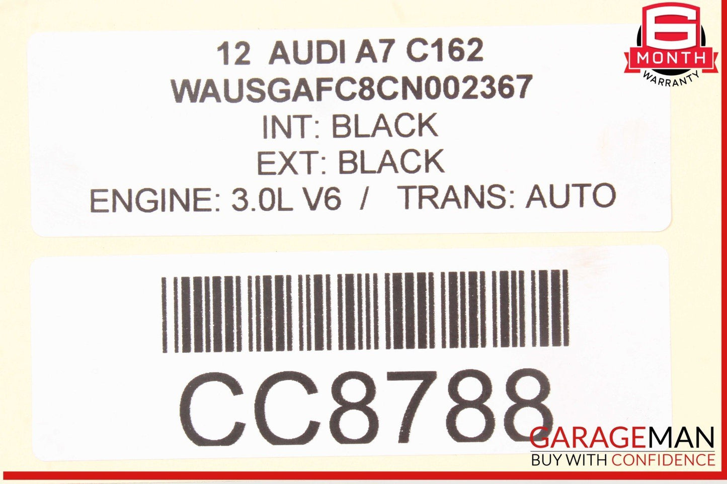 11-12 Audi A7 A8 Quattro Automatic Transmission Assembly OEM 120k