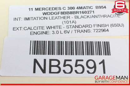 08-15 Mercedes W204 C300 C250 Front Right Passenger Seat Airbag Air Bag SRS OEM