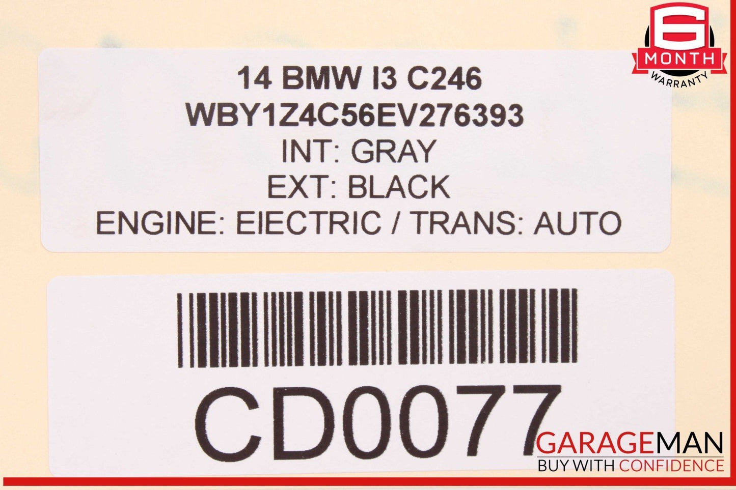 14-21 BMW i3 I01 Hybrid Fuel Gas Tank Reservoir Assembly OEM