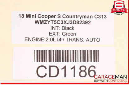 17-20 Mini Cooper S Countryman Front Bumper Cover Assembly OEM