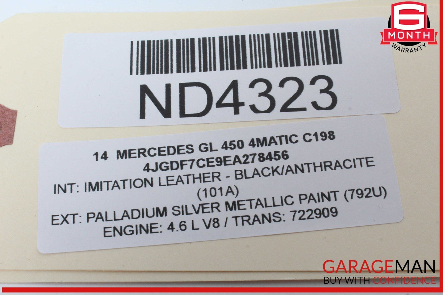 10-18 Mercedes X166 GL450 4MATIC Trunk Lid Power Closing Motor 2047500060 OEM