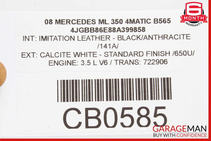 06-11 Mercedes W251 R350 ML350 V6 3.5L Front Left Side Exhaust Manifold Header