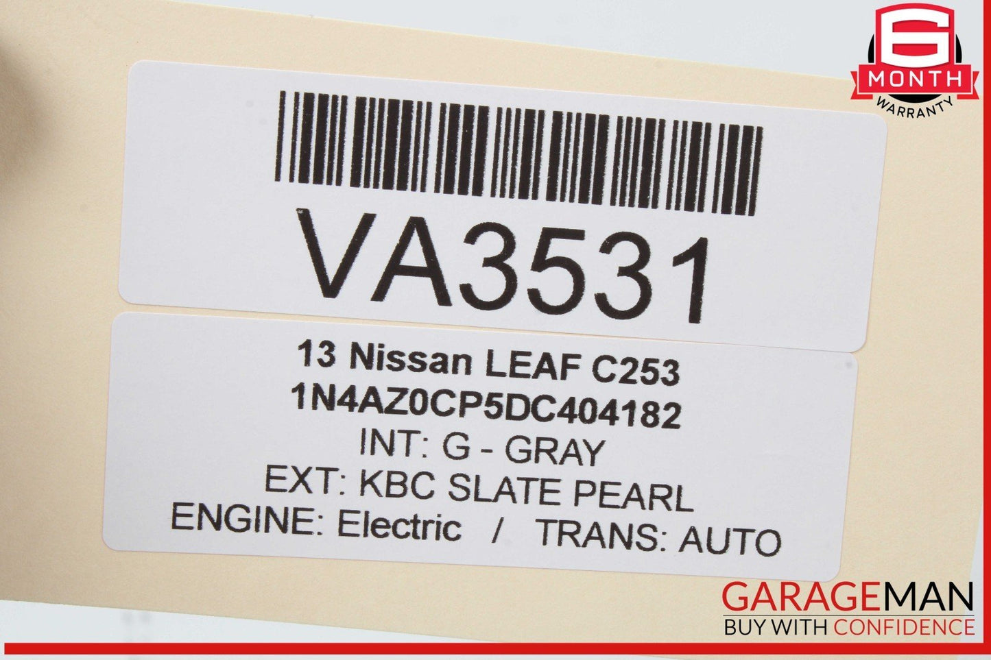 13-17 Nissan Leaf Steering Column Combination Turn Signal Switch 255603KA0B OEM