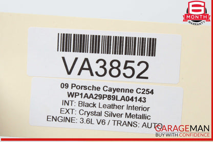 03-10 Porsche Cayenne 955 957 Rear Left Driver Side Window Regulator Motor OEM